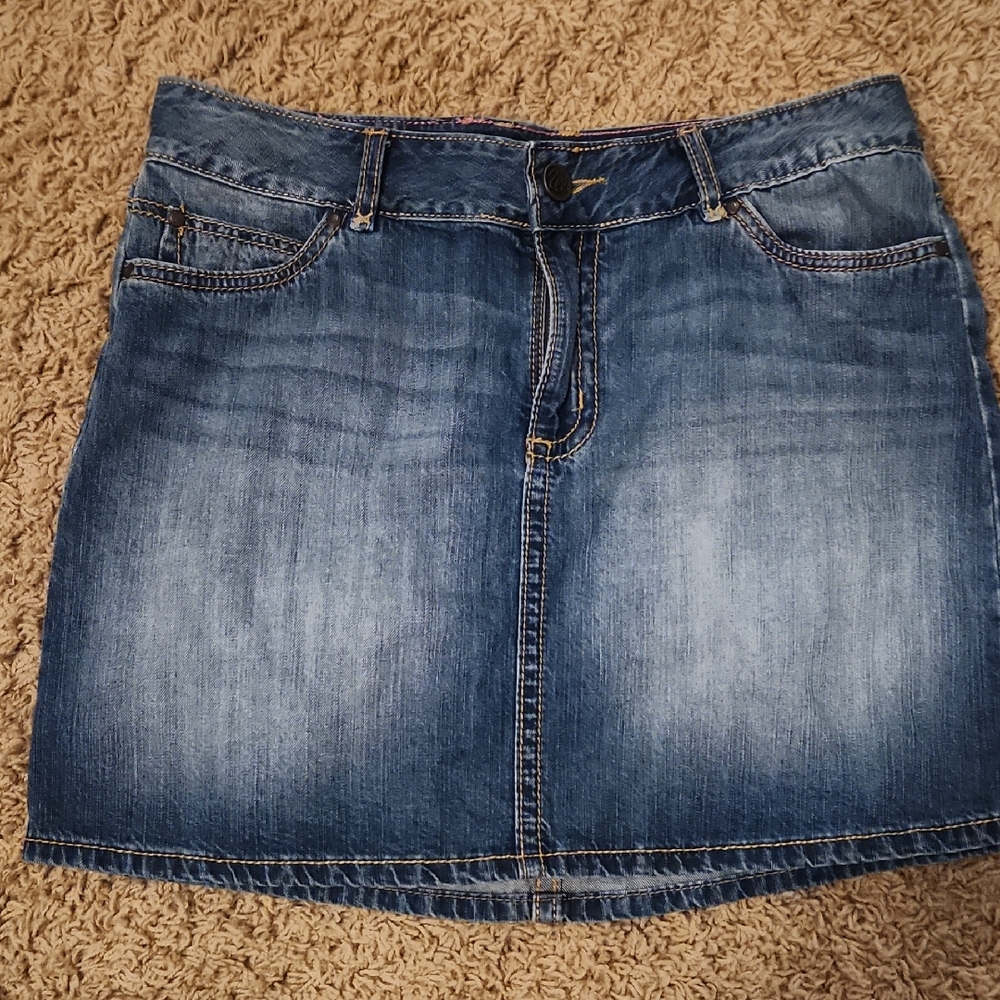 Wrangler Denim Blue Mini Skirt Womabs Size 7